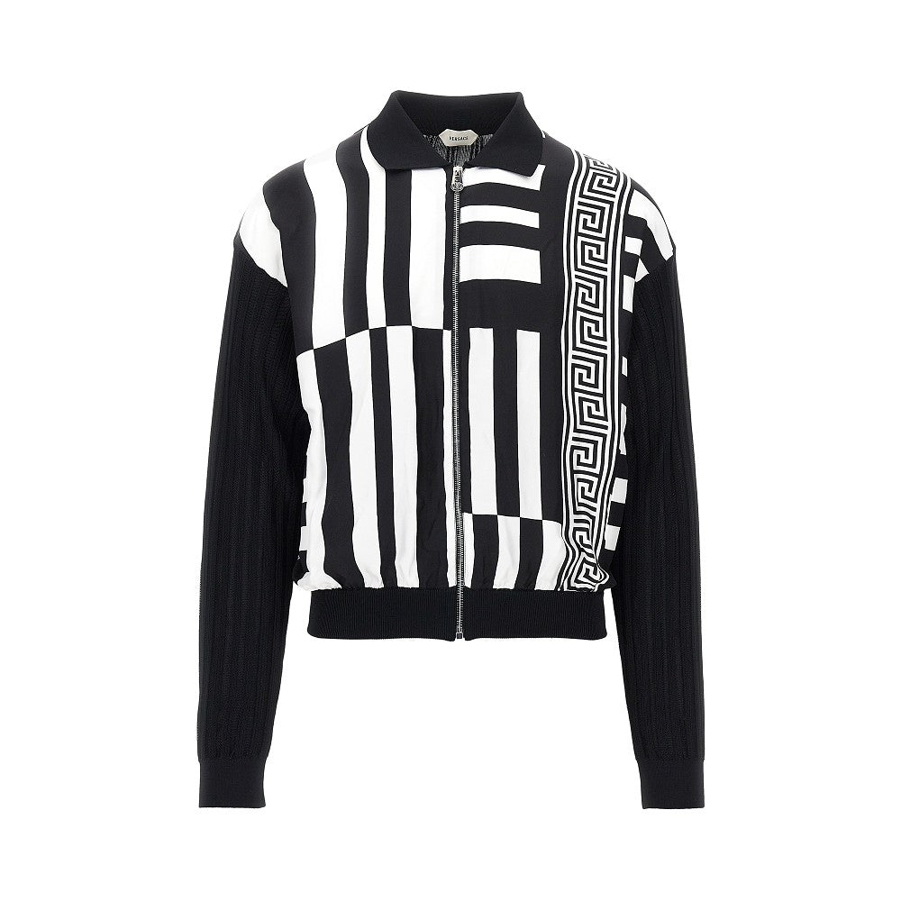 Versace Men Cardigan With Sylvester Print VERSACE