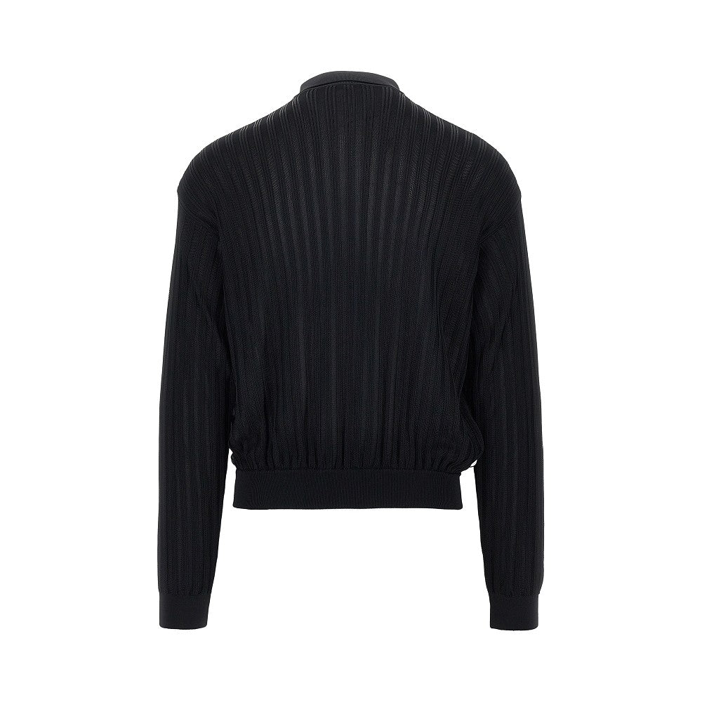 Versace Men Cardigan With Sylvester Print VERSACE