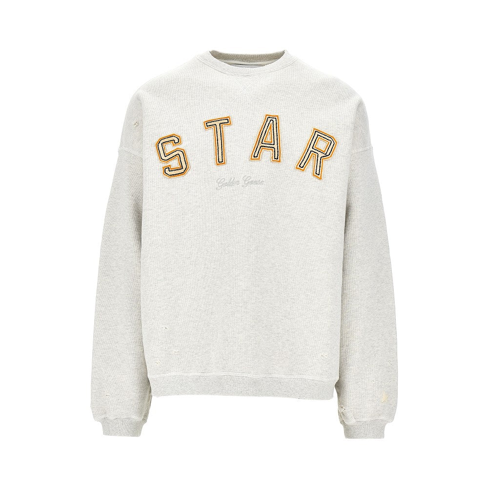 Golden Goose Men 'Star' Cotton Sweatshirt With Embroidery GOLDEN GOOSE