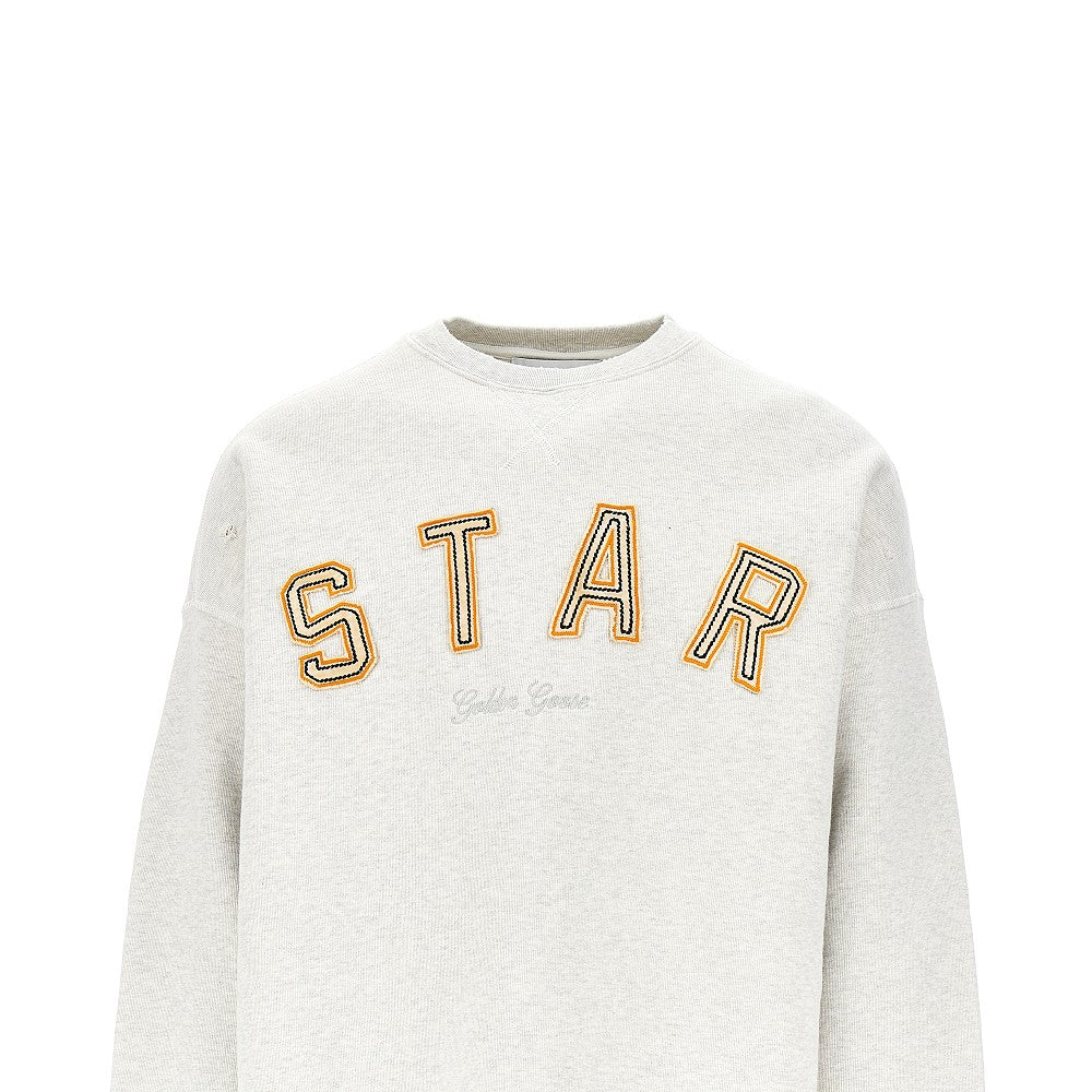 Golden Goose Men 'Star' Cotton Sweatshirt With Embroidery GOLDEN GOOSE
