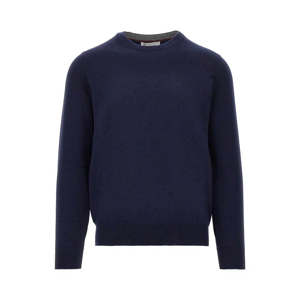 Brunello Cucinelli Men Cashmere Crewneck Sweater BRUNELLO CUCINELLI