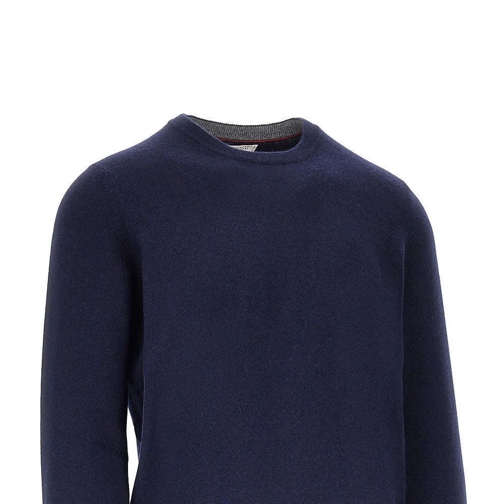 Brunello Cucinelli Men Cashmere Crewneck Sweater BRUNELLO CUCINELLI