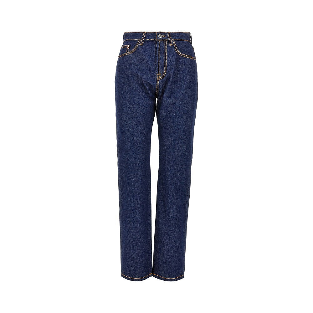 Versace Women Cotton Denim Jeans With Medusa Detail VERSACE