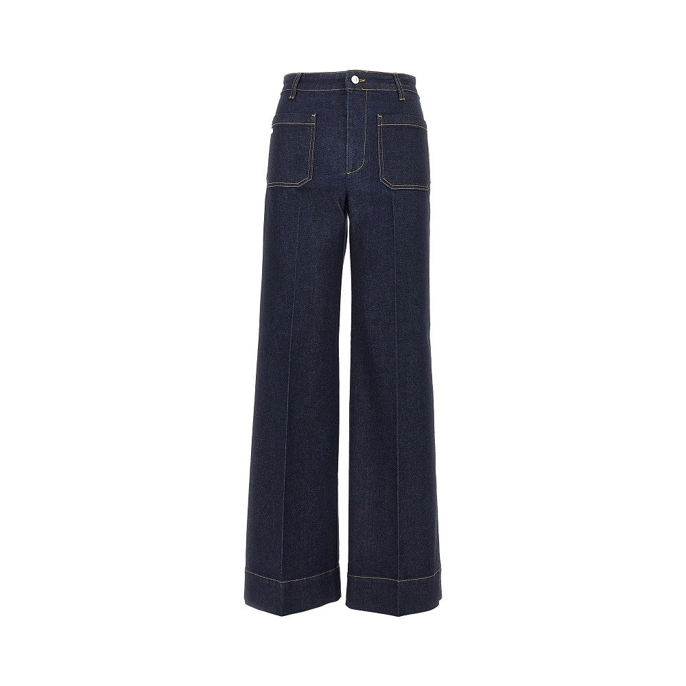 Victoria Beckham Women 'Alina' Wide Leg Jeans VICTORIA BECKHAM