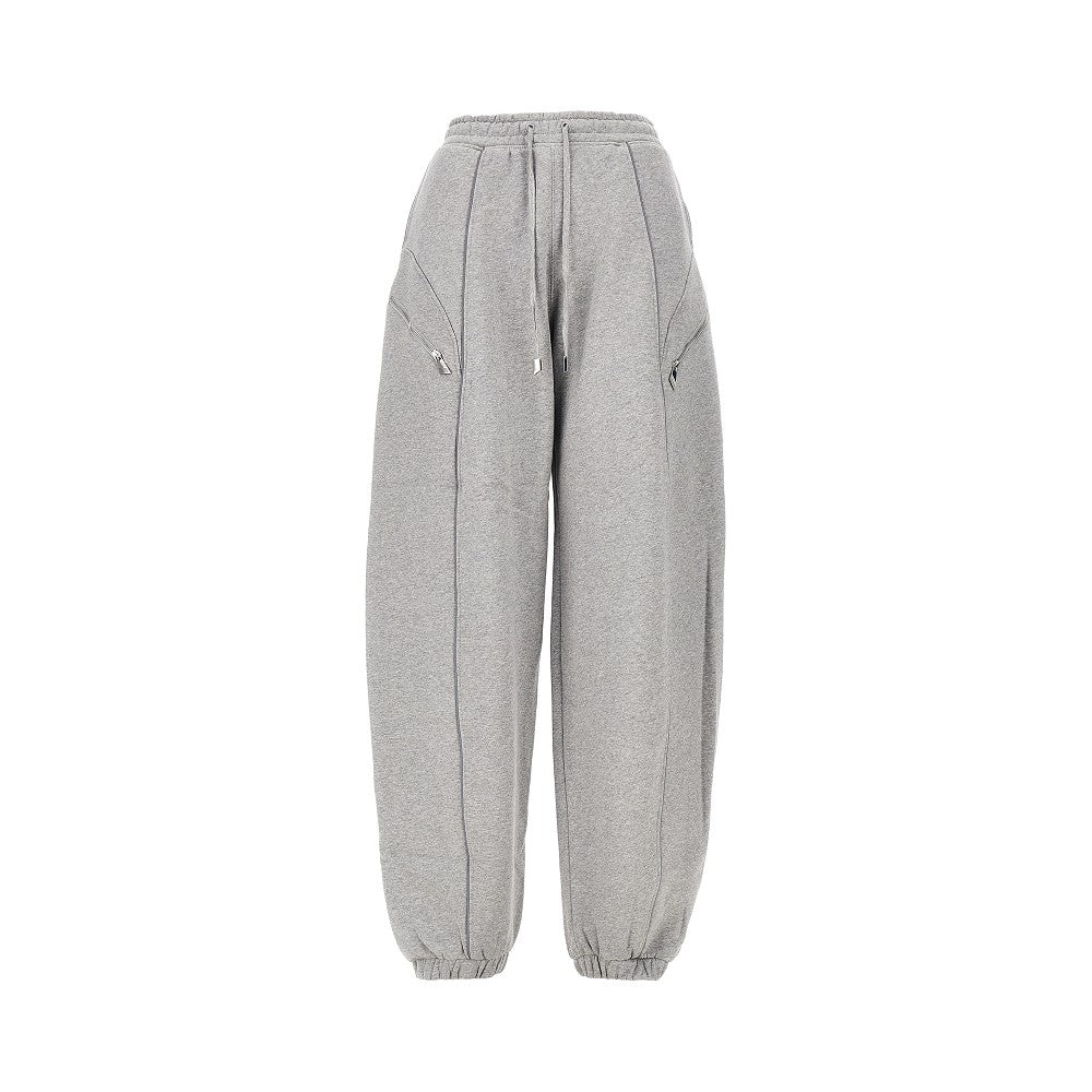 The Attico Women Mélange Cotton Jogging Pants THE ATTICO