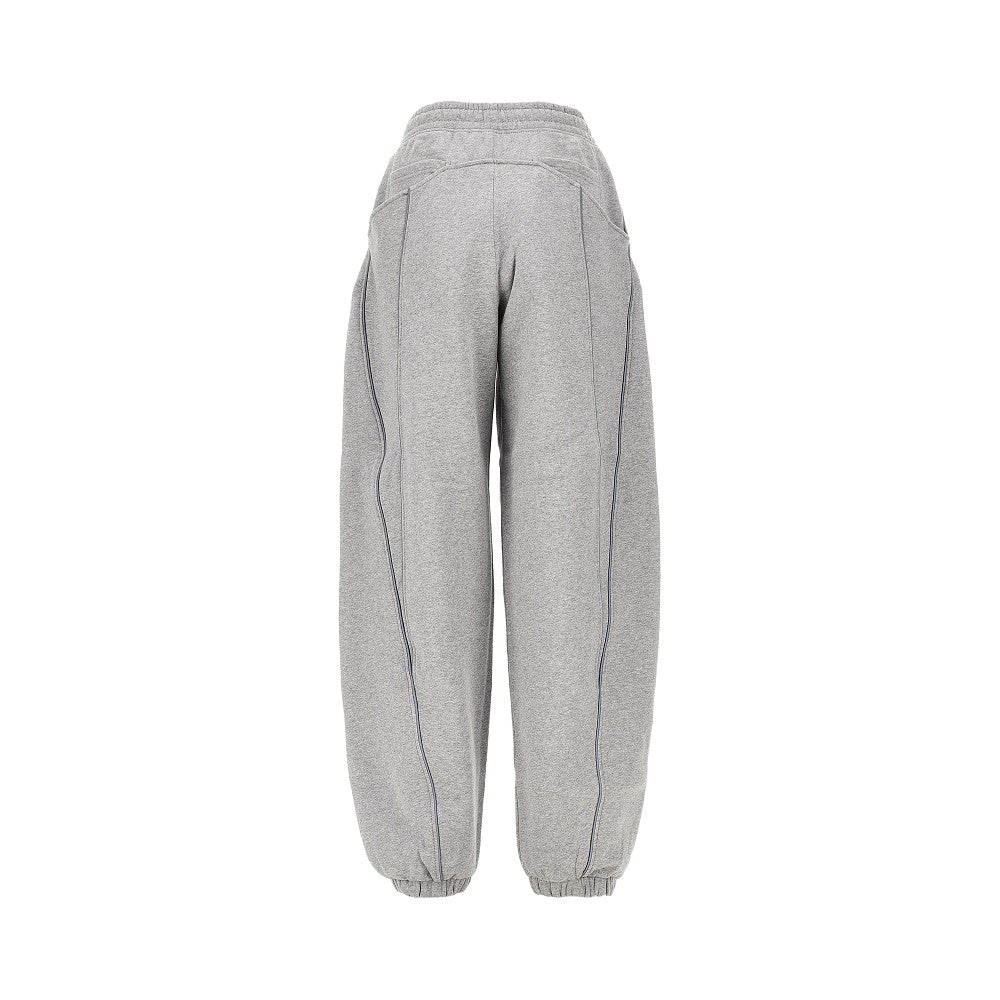 The Attico Women Mélange Cotton Jogging Pants THE ATTICO