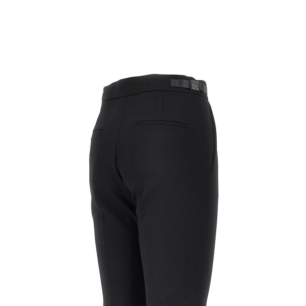Max Mara Women Stretch Wool Canvas Cropped Pants MAX MARA