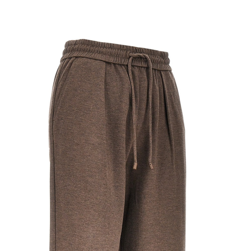 Max Mara Women Silk-Blend Jersey Wide-Leg Pants MAX MARA