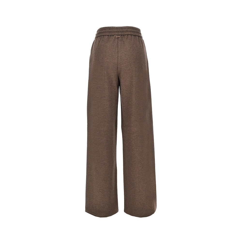 Max Mara Women Silk-Blend Jersey Wide-Leg Pants MAX MARA