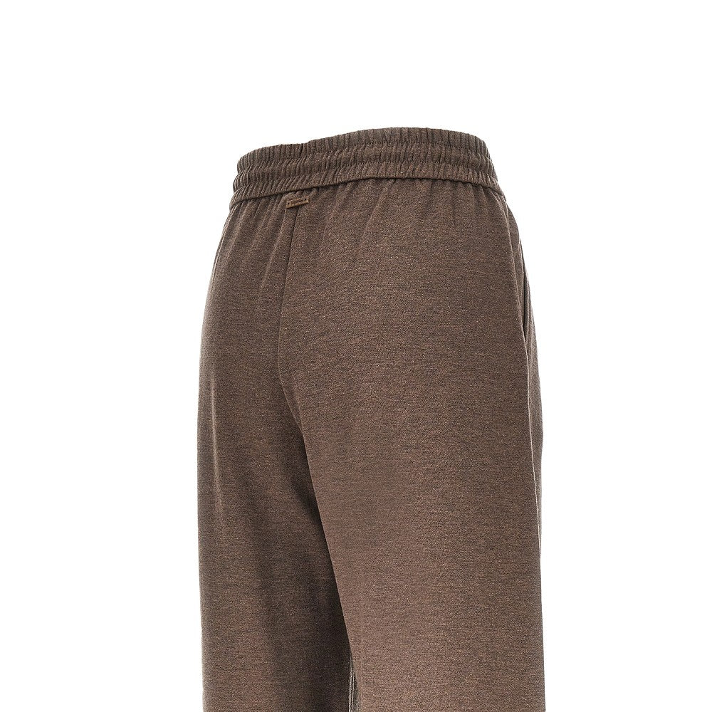 Max Mara Women Silk-Blend Jersey Wide-Leg Pants MAX MARA