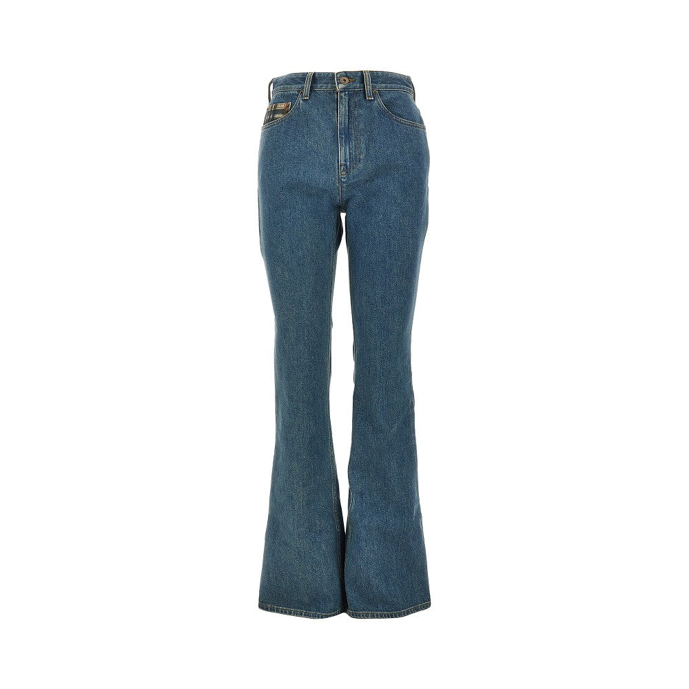 Burberry Women Stretch Denim Bootcut Jeans BURBERRY