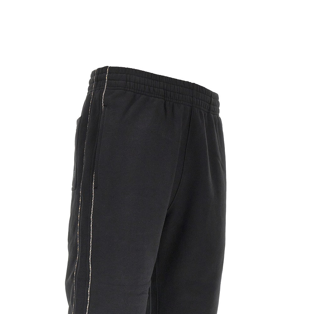 Burberry Men Sweatpants With Check Piping BURBERRY