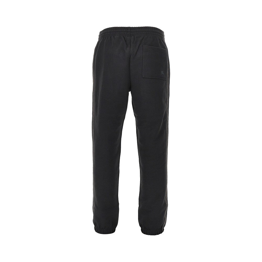 Burberry Men Sweatpants With Check Piping BURBERRY