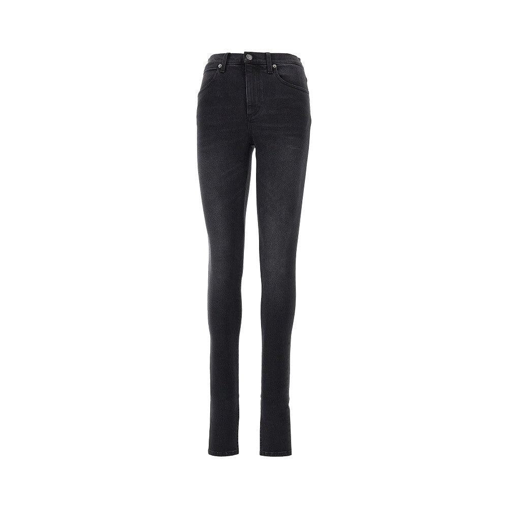 Gucci Women Délavé Cotton Denim Skinny Jeans GUCCI
