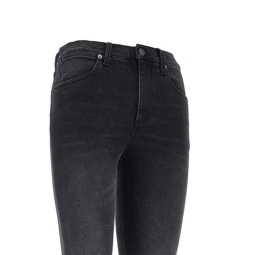 Gucci Women Délavé Cotton Denim Skinny Jeans GUCCI