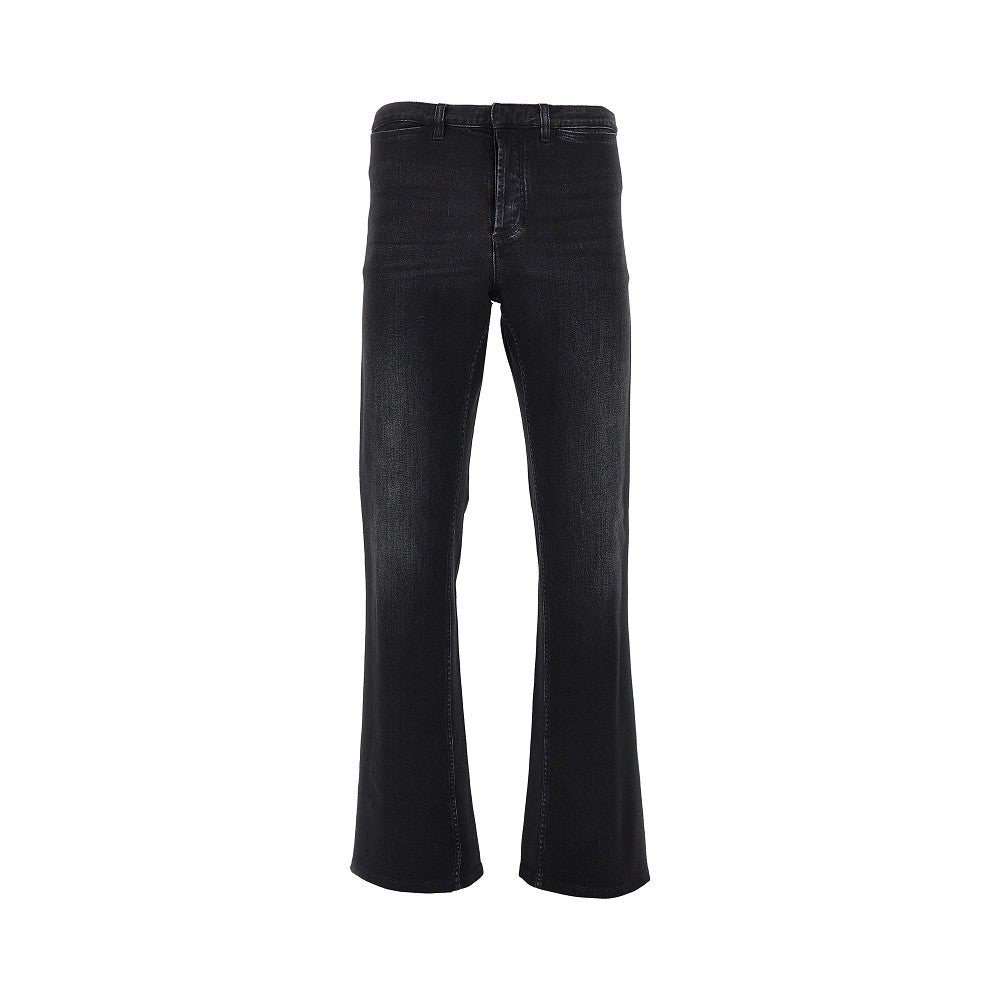 Gucci Men Denim Jeans With Web Ribbon GUCCI