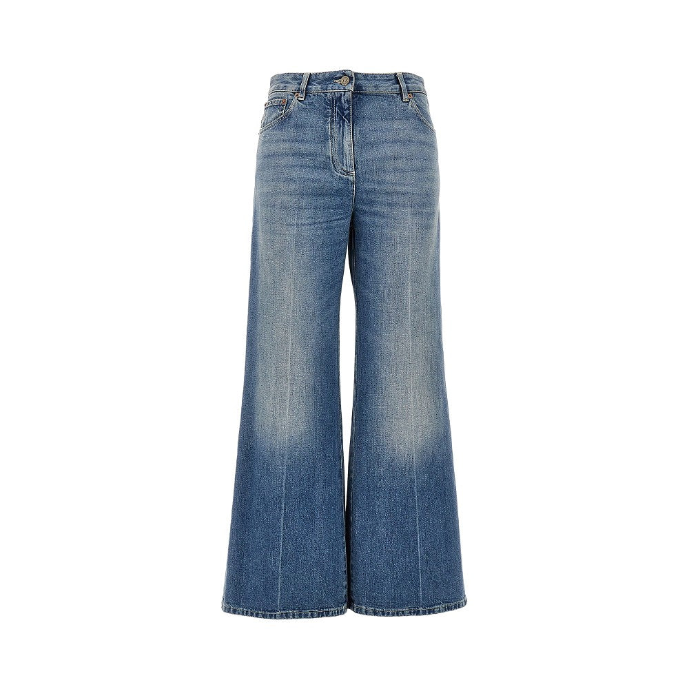 Valentino Women Vgold Details Flared Jeans VALENTINO