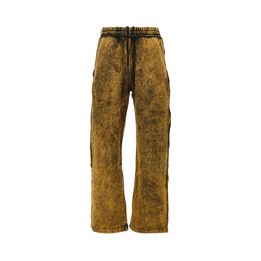 Diesel Men Cotton-Blend Relaxed Fit Track Pants DIESEL
