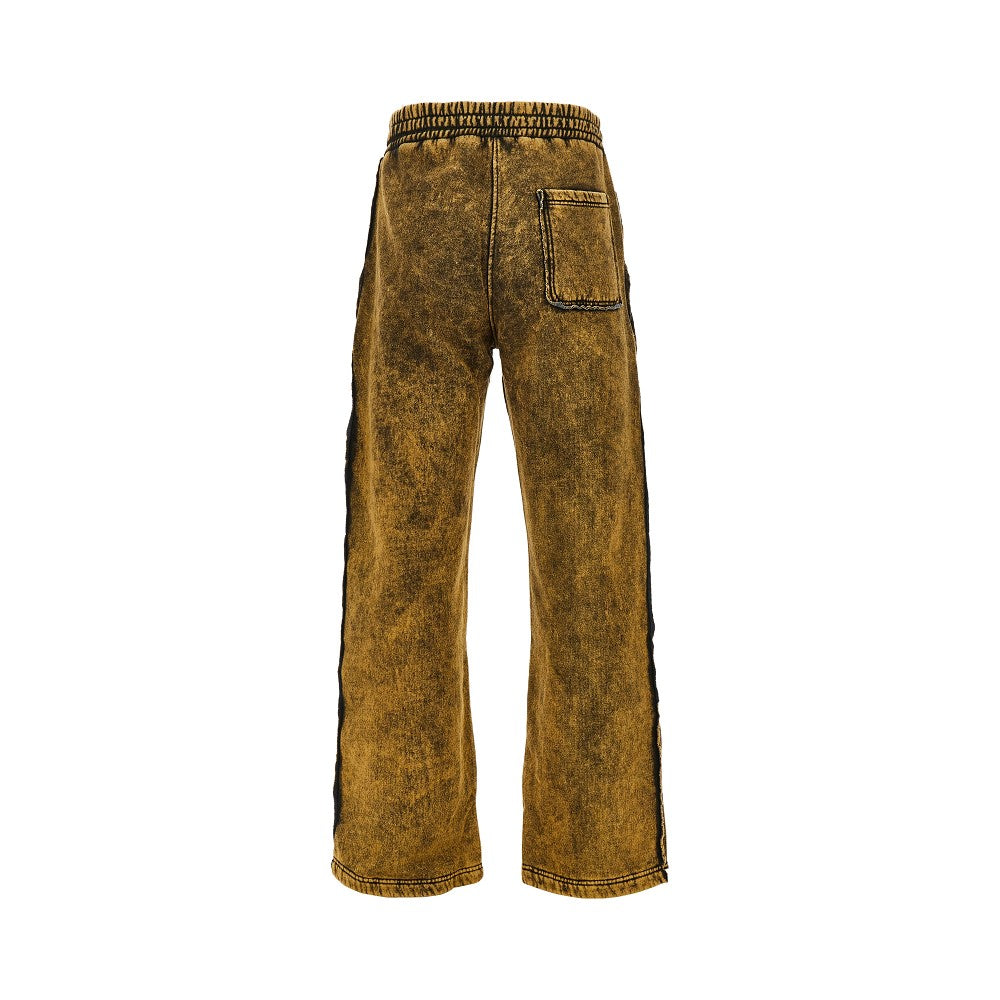 Diesel Men Cotton-Blend Relaxed Fit Track Pants DIESEL