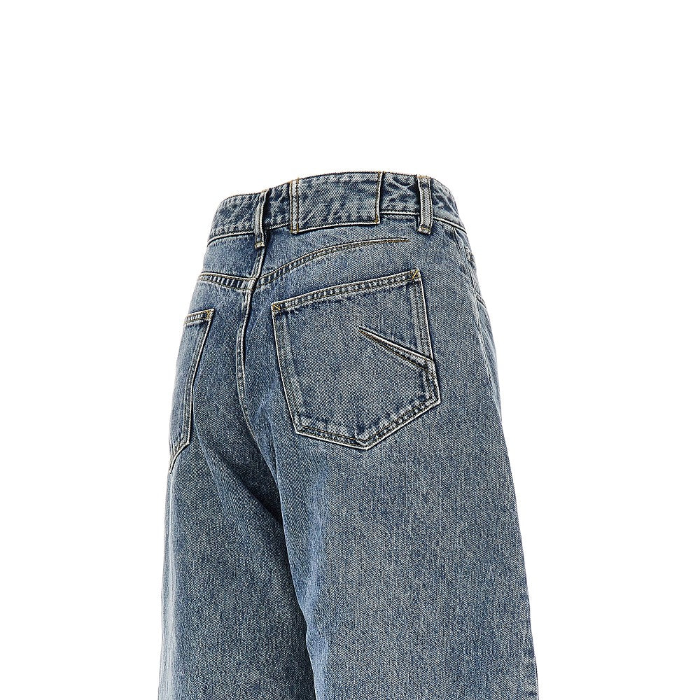 Alaia Women Curved Five-Pocket Jeans ALAIA