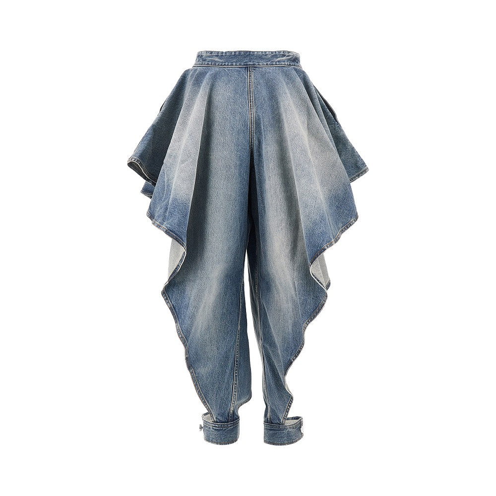 Alaia Women Panelled Jeans With Cuff ALAIA