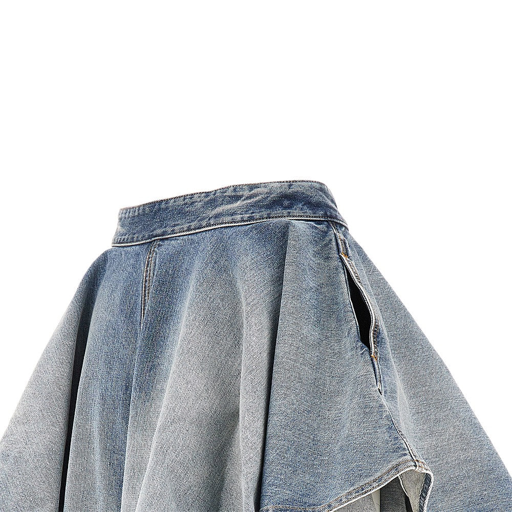 Alaia Women Panelled Jeans With Cuff ALAIA