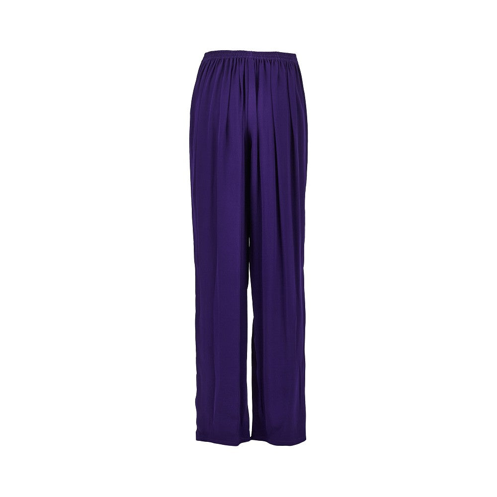 Alaia Women Elasticated Waist Cady Pants ALAIA