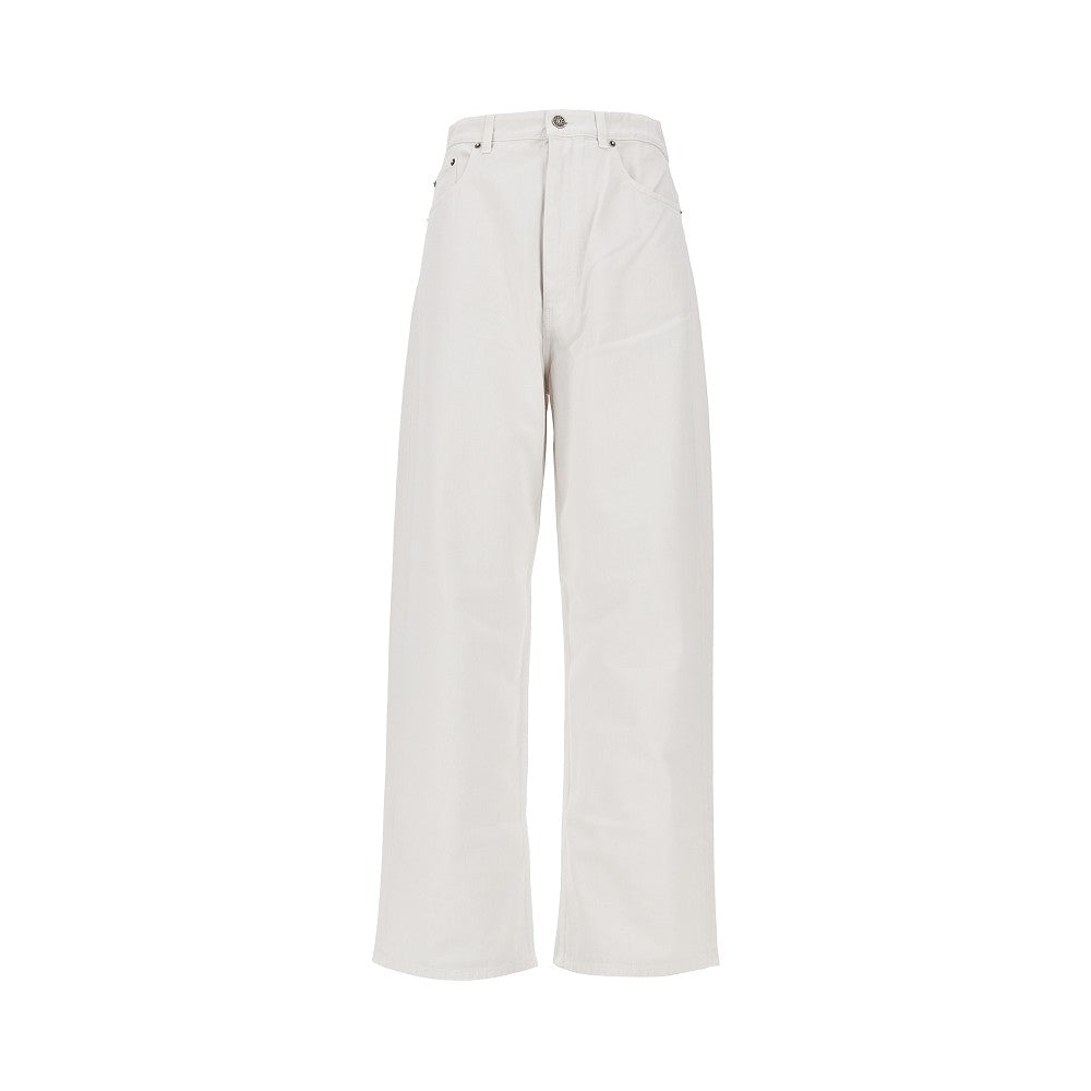 Phoebe Philo Women Cotton Drill Drop Jeans PHOEBE PHILO