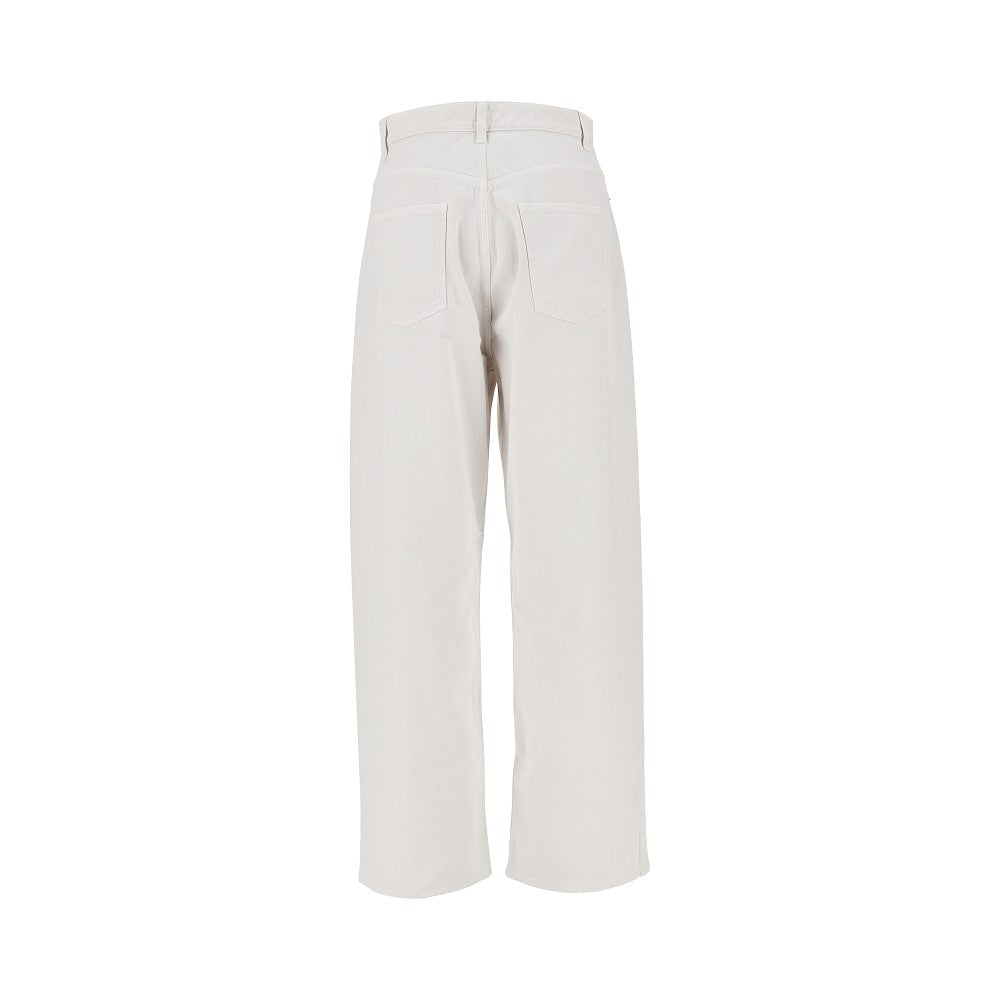 Phoebe Philo Women Cotton Drill Drop Jeans PHOEBE PHILO