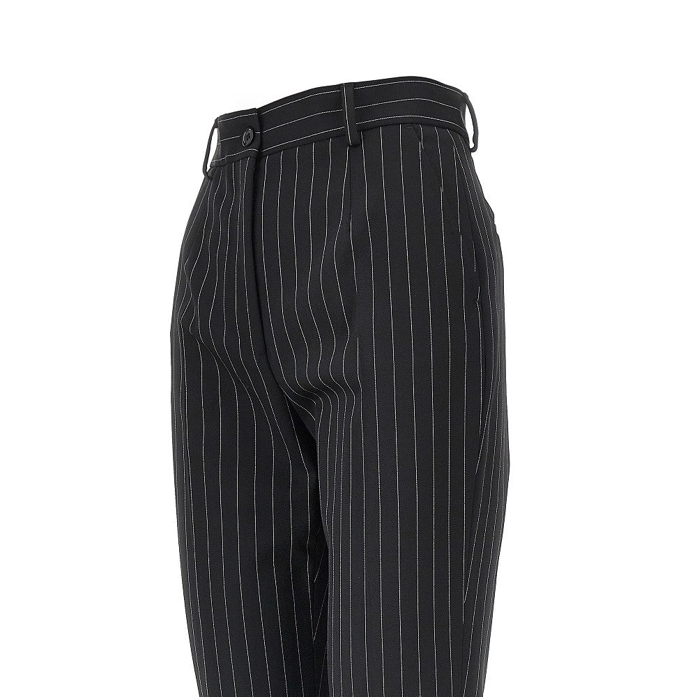 Dolce&Gabbana Women Pinstriped Stretch Wool Pants DOLCE & GABBANA
