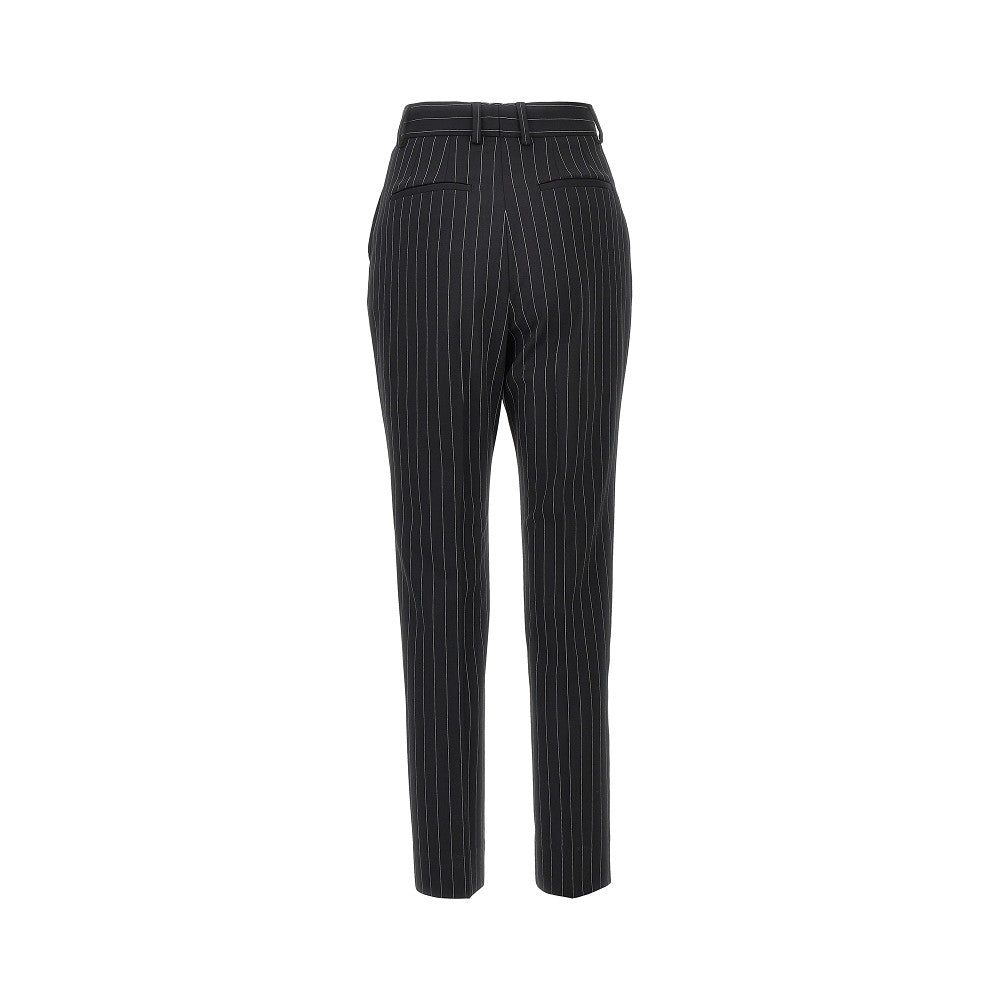 Dolce&Gabbana Women Pinstriped Stretch Wool Pants DOLCE & GABBANA