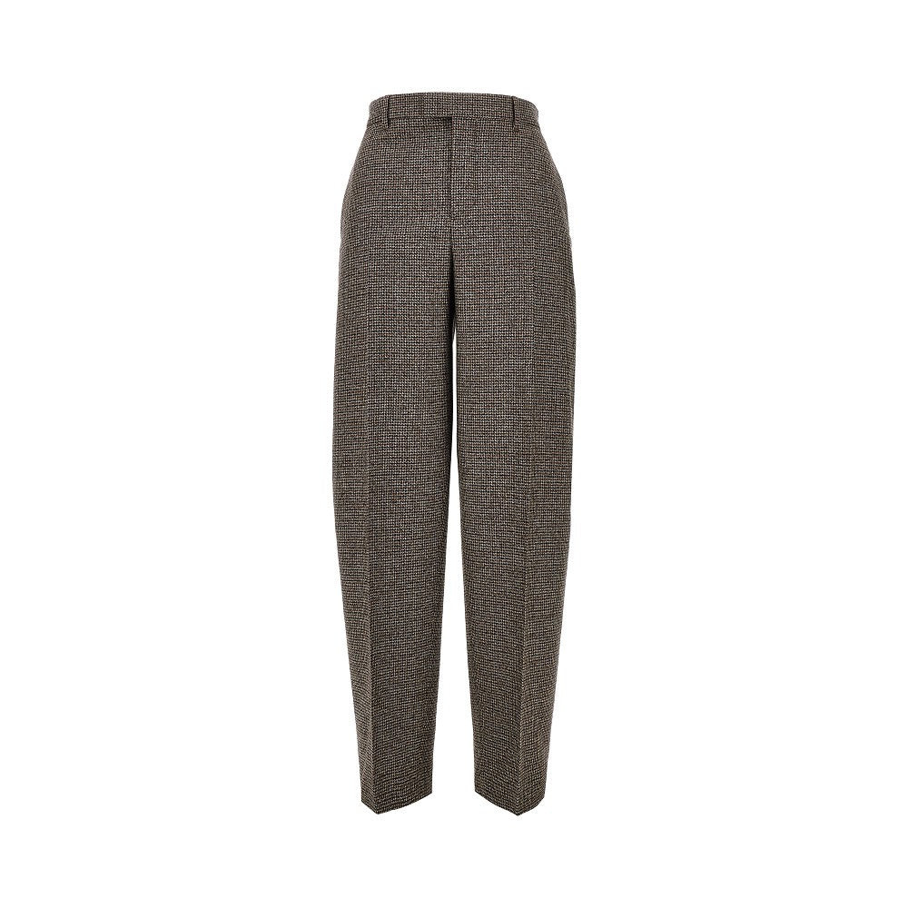 Ami Women Houndstooth Balloon Cut Pants AMI PARIS