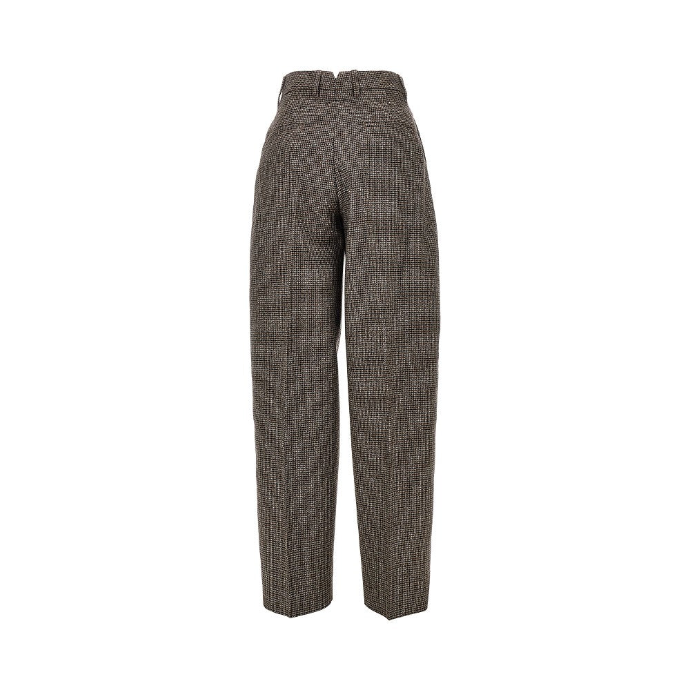 Ami Women Houndstooth Balloon Cut Pants AMI PARIS