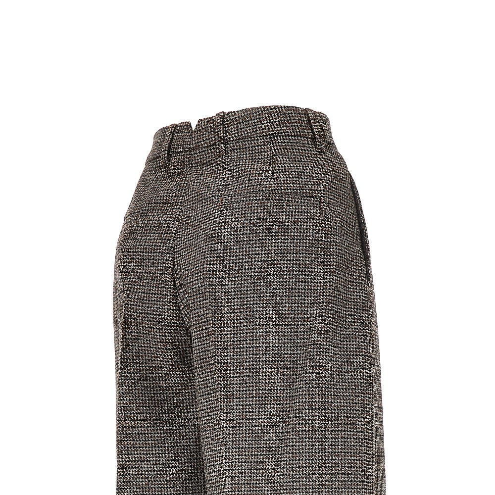 Ami Women Houndstooth Balloon Cut Pants AMI PARIS