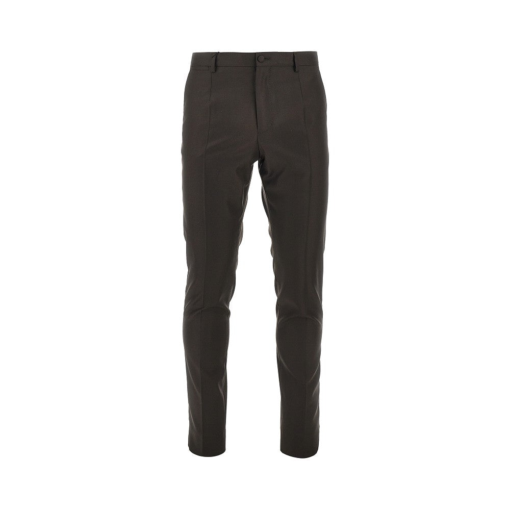 Dolce&Gabbana Men Virgin Wool Twill Tailored Pants DOLCE & GABBANA
