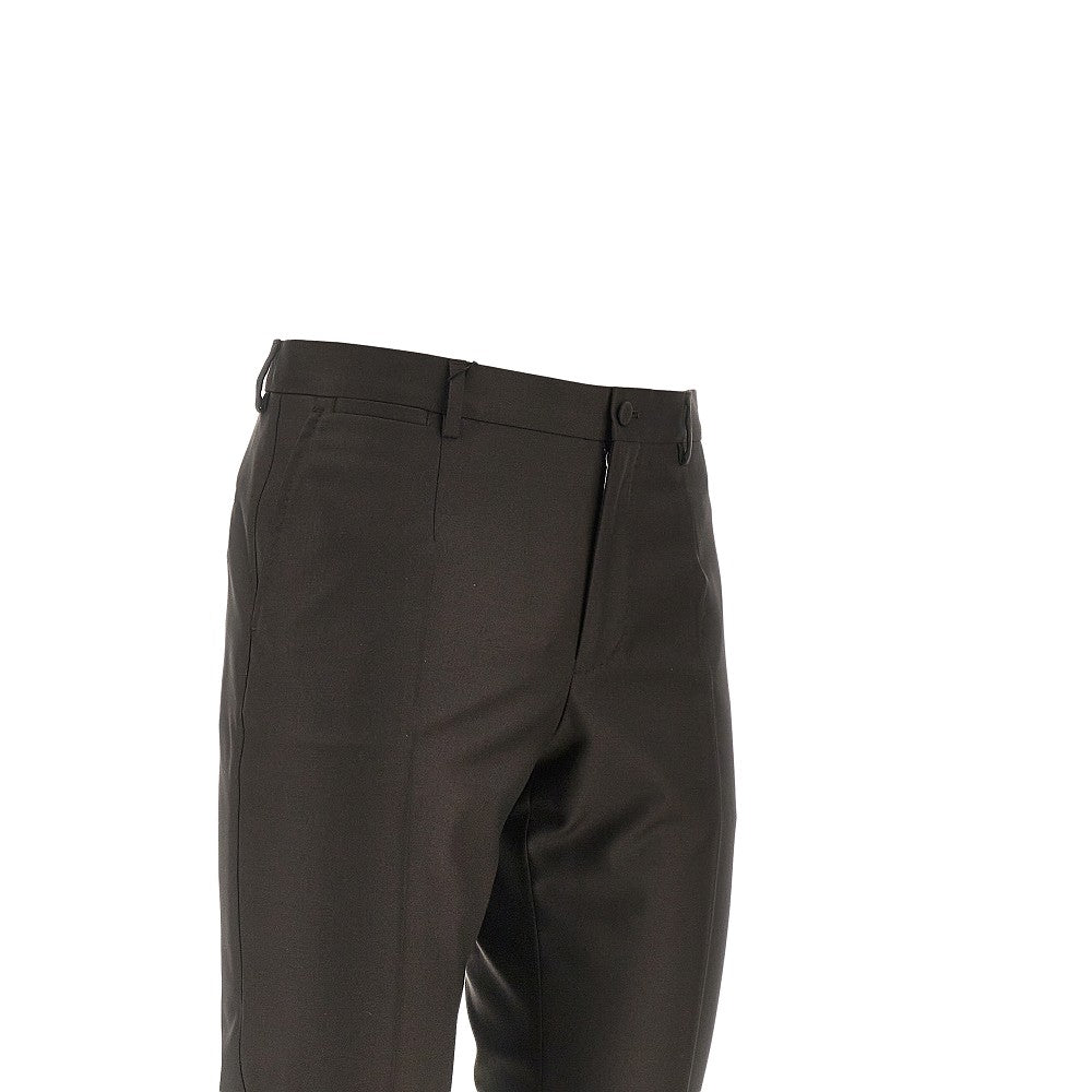 Dolce&Gabbana Men Virgin Wool Twill Tailored Pants DOLCE & GABBANA
