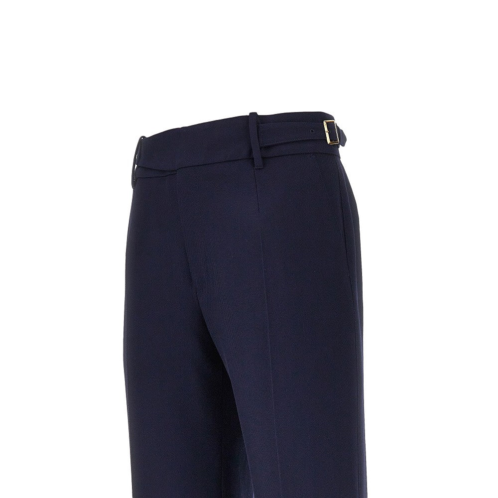 Dolce&Gabbana Men Wool Pants With Waist Straps DOLCE & GABBANA