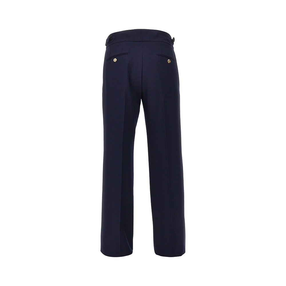 Dolce&Gabbana Men Wool Pants With Waist Straps DOLCE & GABBANA