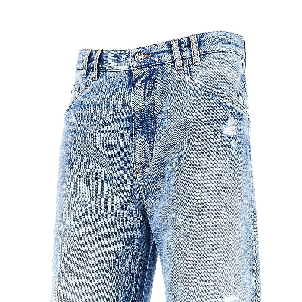 Dolce&Gabbana Men Distressed Denim Over Pants DOLCE & GABBANA
