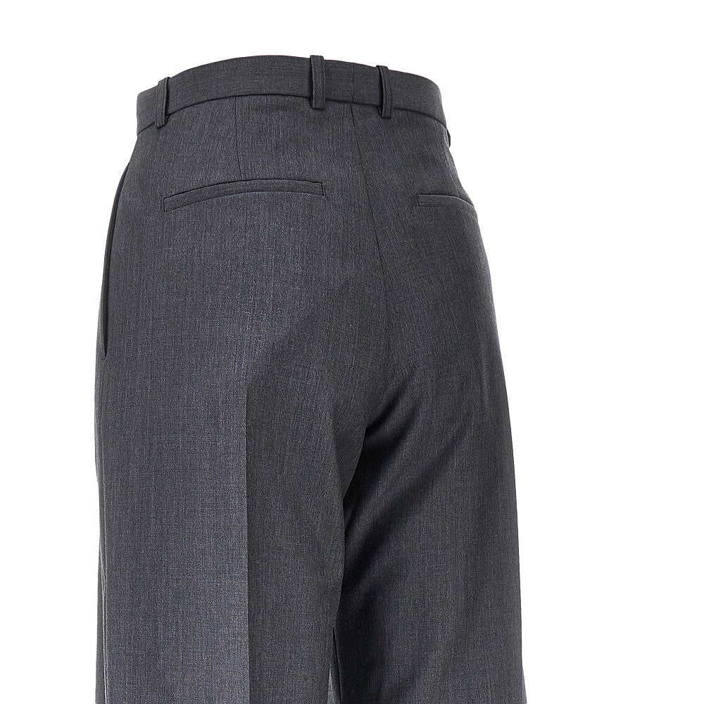 Jil Sander Women Draped-Effect Fil-À-Fil Wool Pants JIL SANDER