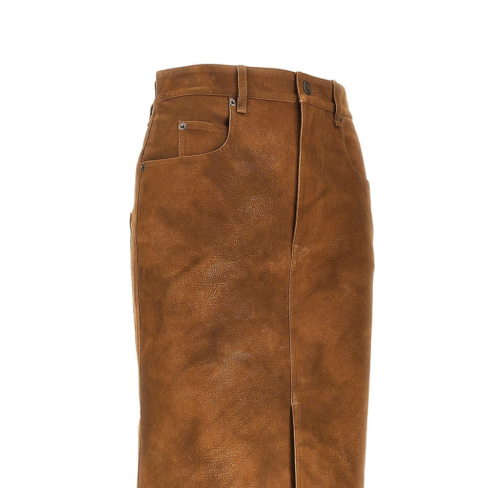 Isabel Marant Etoile Women 'Bisane' Faux Leather Skirt ISABEL MARANT ETOILE