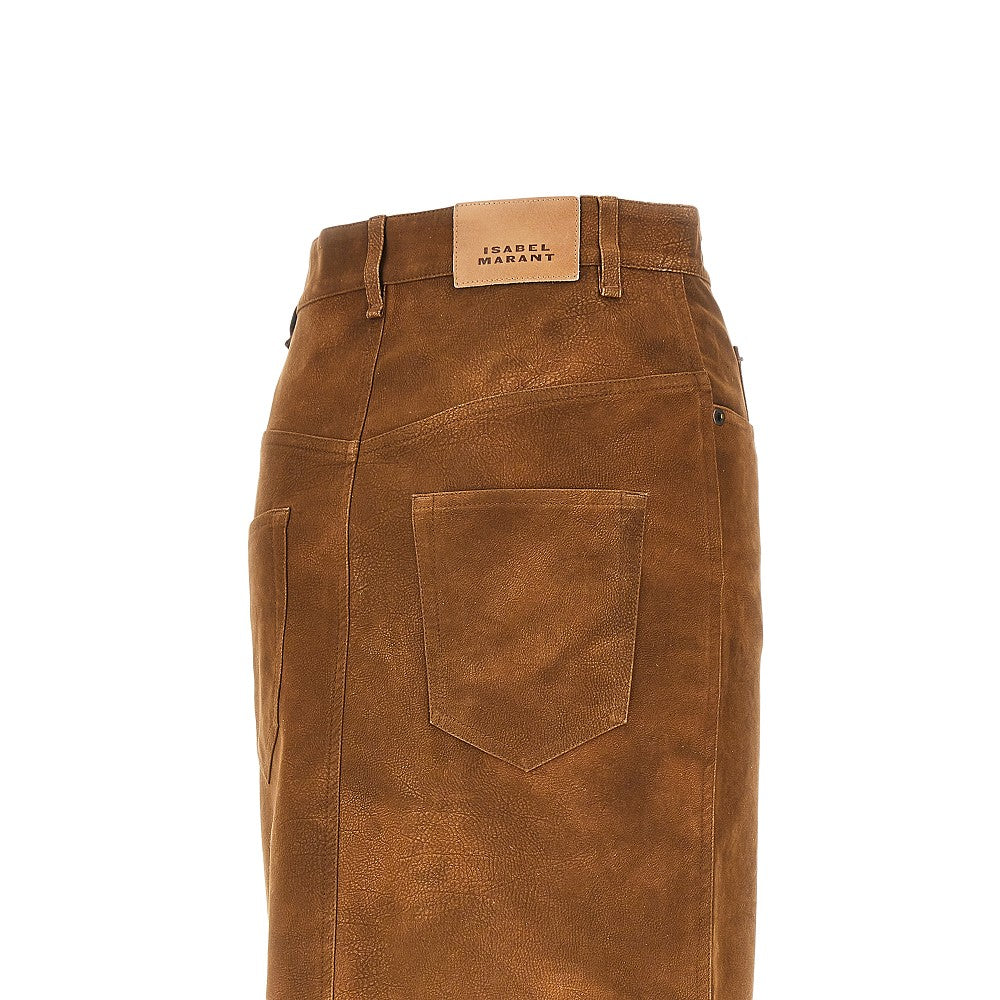 Isabel Marant Etoile Women 'Bisane' Faux Leather Skirt ISABEL MARANT ETOILE