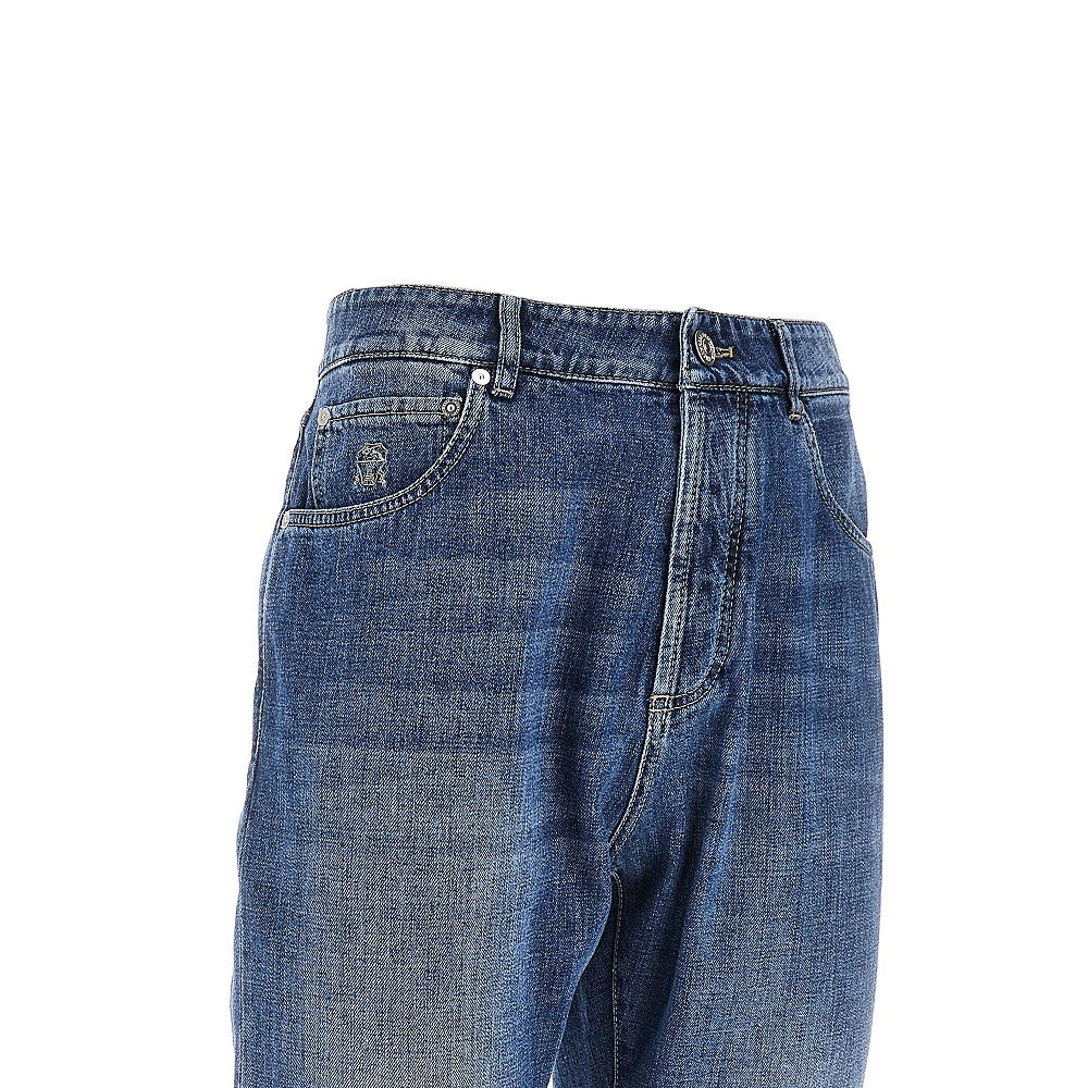 Brunello Cucinelli Men Denim Five-Pocket Pants BRUNELLO CUCINELLI