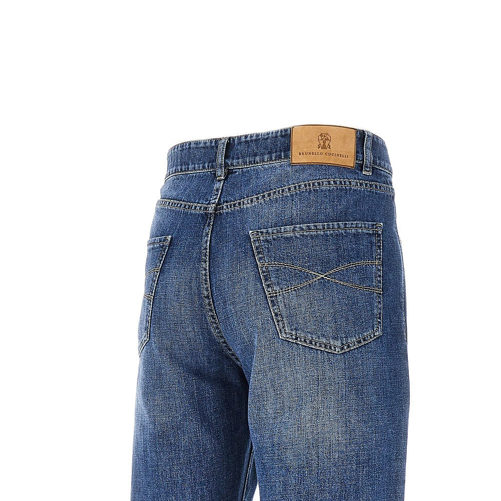 Brunello Cucinelli Men Denim Five-Pocket Pants BRUNELLO CUCINELLI