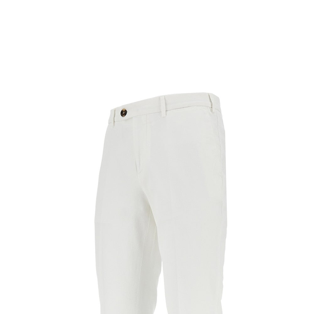 Brunello Cucinelli Men Gabardine Italian Fit Pants BRUNELLO CUCINELLI