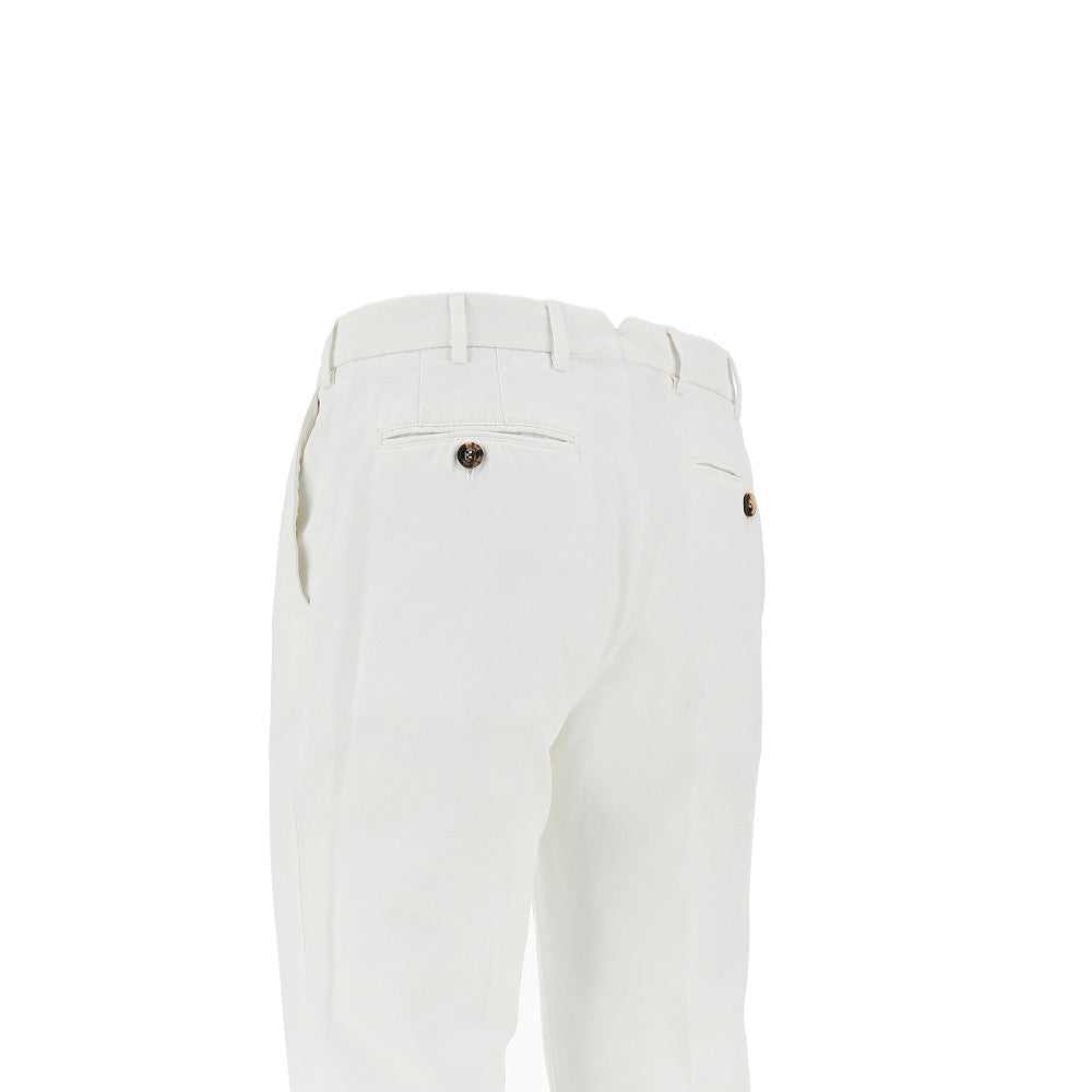 Brunello Cucinelli Men Gabardine Italian Fit Pants BRUNELLO CUCINELLI