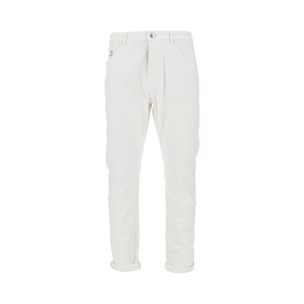 Brunello Cucinelli Men Garment-Dyed Comfort Denim Pants BRUNELLO CUCINELLI