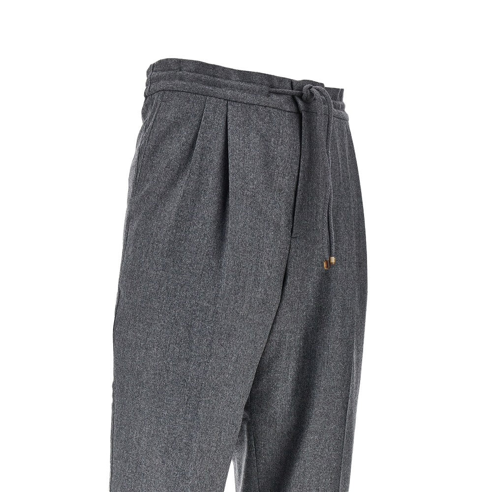 Brunello Cucinelli Men Wool Leisure Fit Pants BRUNELLO CUCINELLI