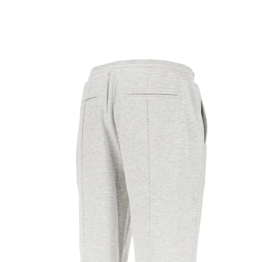 Brunello Cucinelli Men Mélange Double Jersey Sweatpants BRUNELLO CUCINELLI