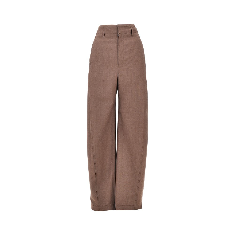 Lemaire Women Blend Tropical Wool Baggy Pants LEMAIRE